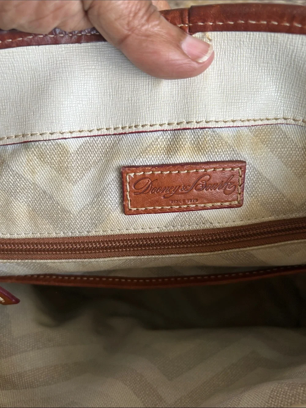 Dooney & Bourke structured leather